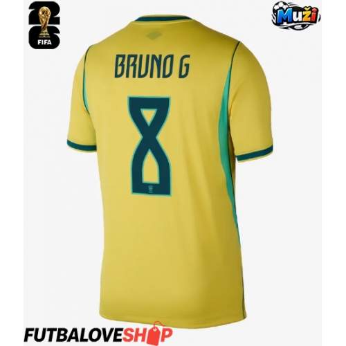Dres Brazília Bruno Guimaraes #8 Domáci MS 2026 Krátky Rukáv